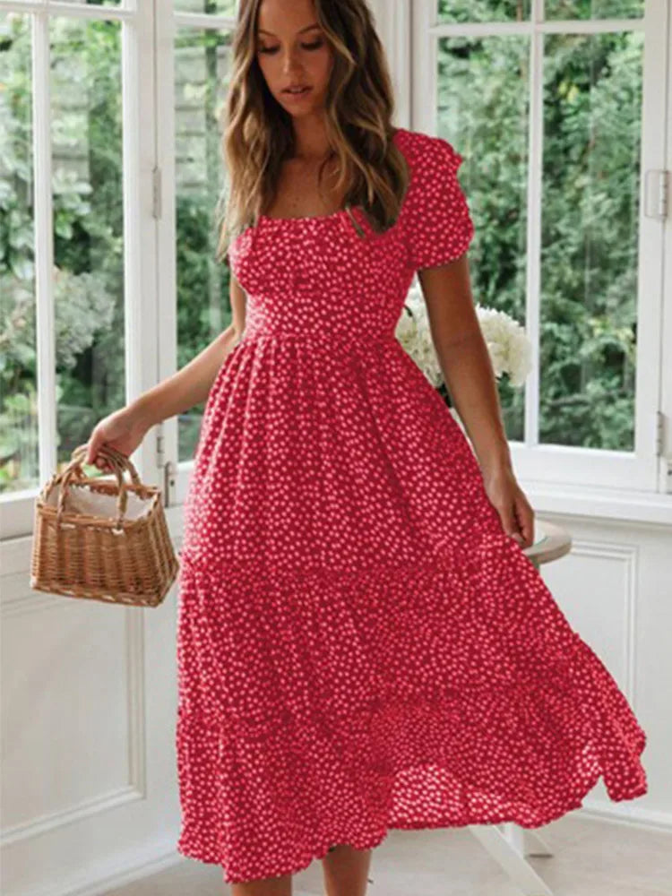 Vestidos Floral Dress