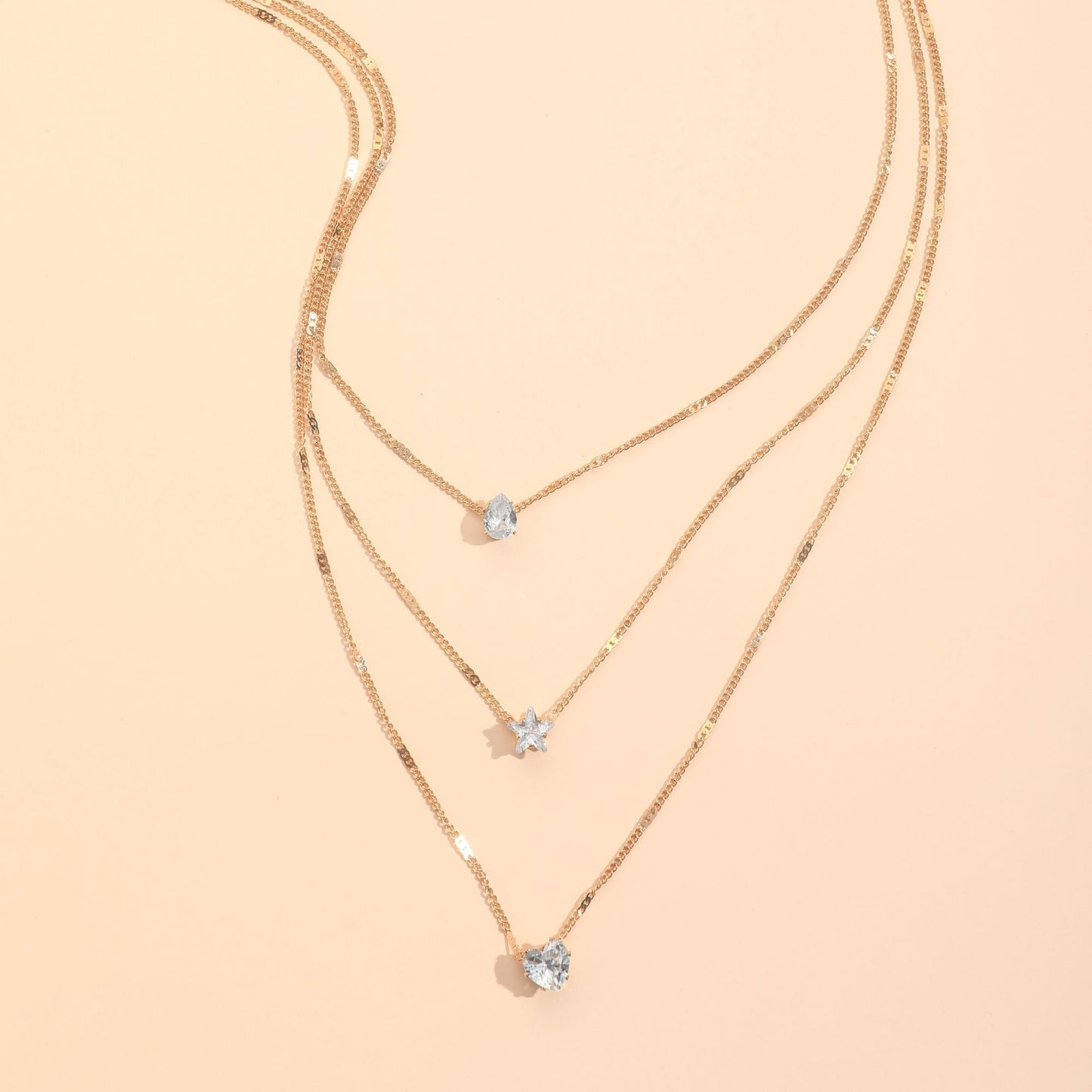 Zircon Love Drop Pendant