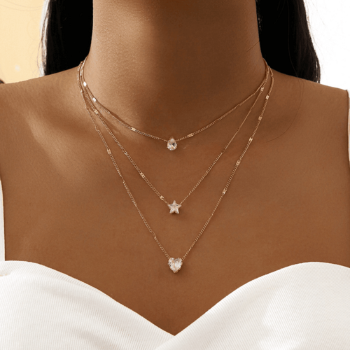 Zircon Love Drop Pendant