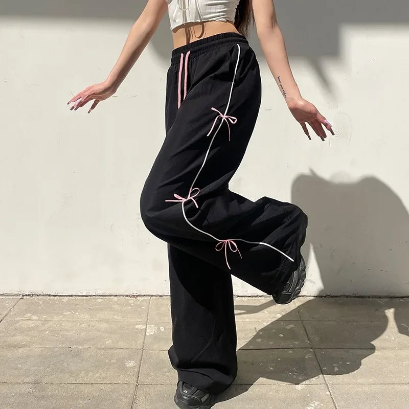 Claire Pink Bow Pants