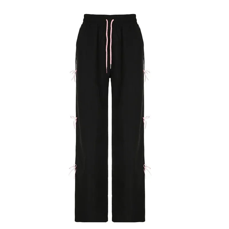 Claire Pink Bow Pants