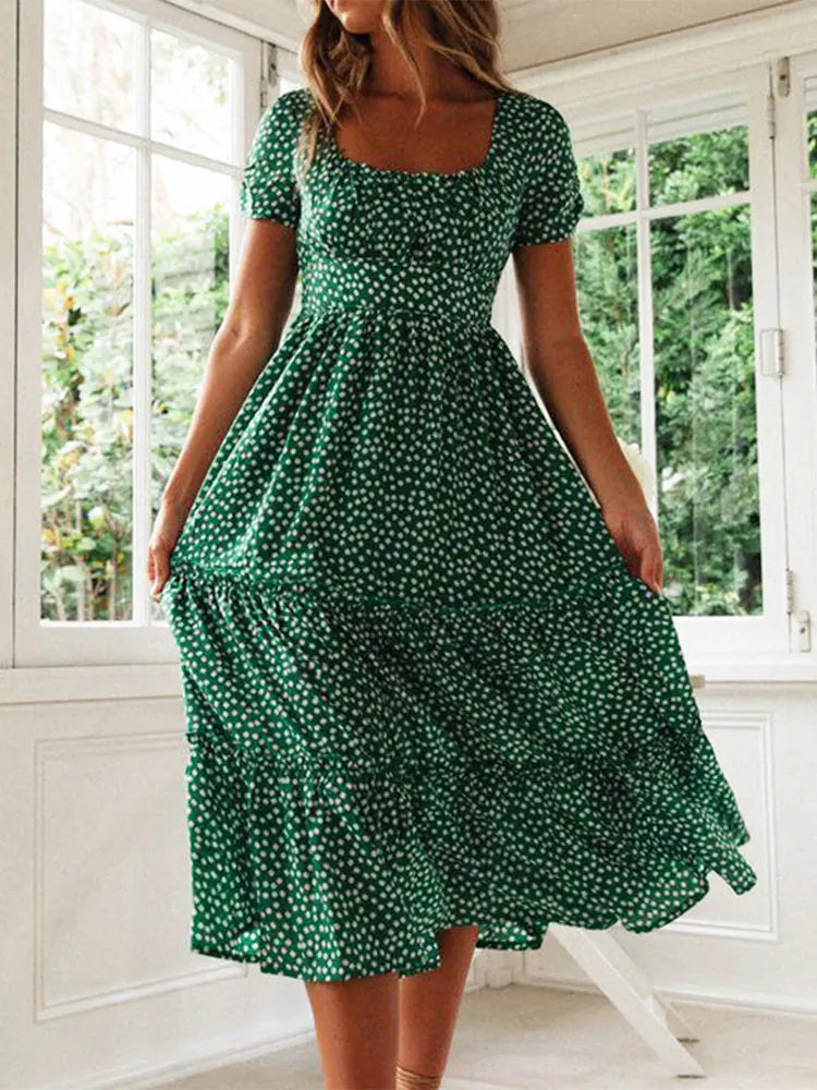 Vestidos Floral Dress