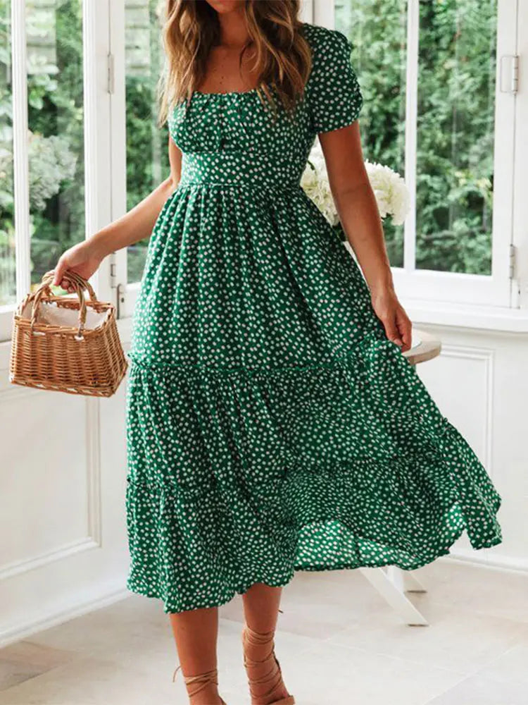 Vestidos Floral Dress
