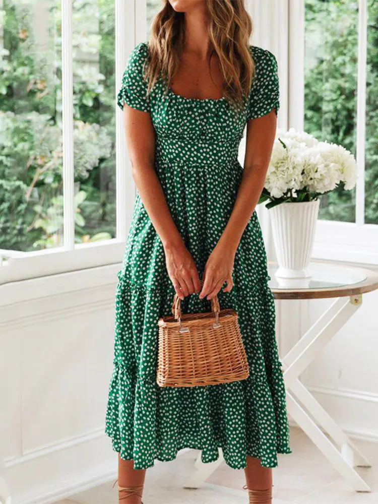 Vestidos Floral Dress