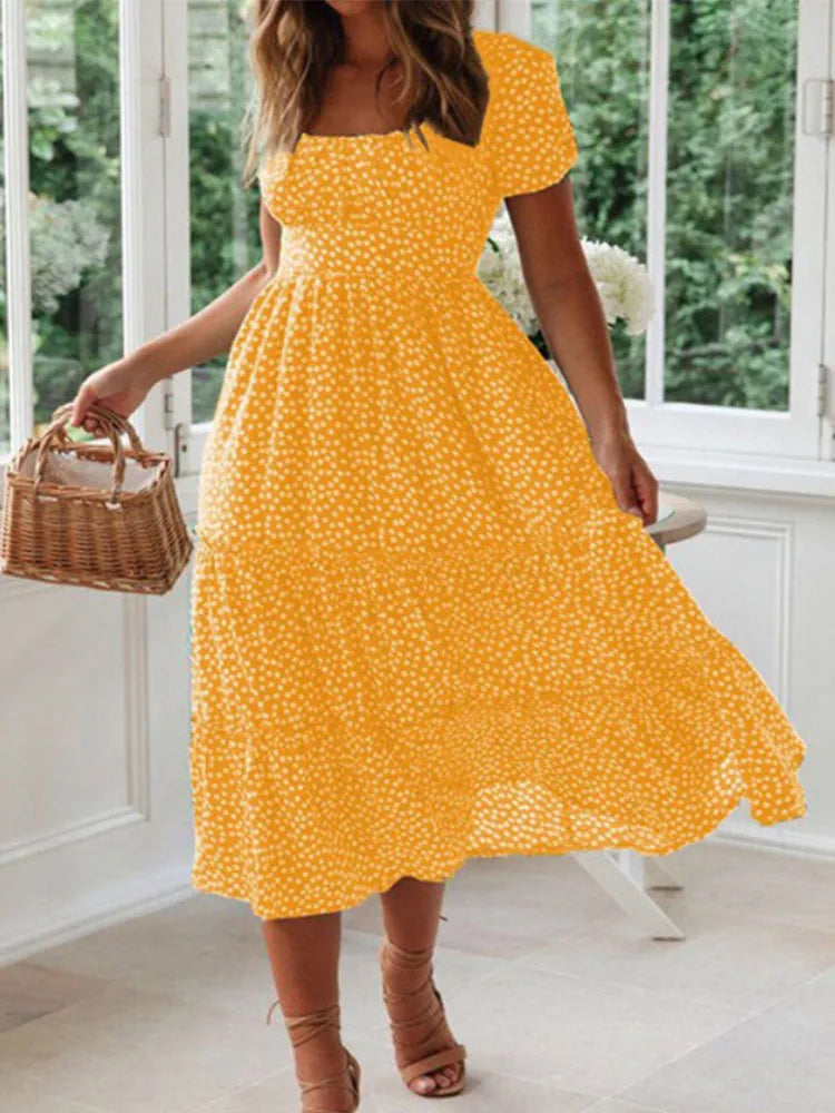 Vestidos Floral Dress
