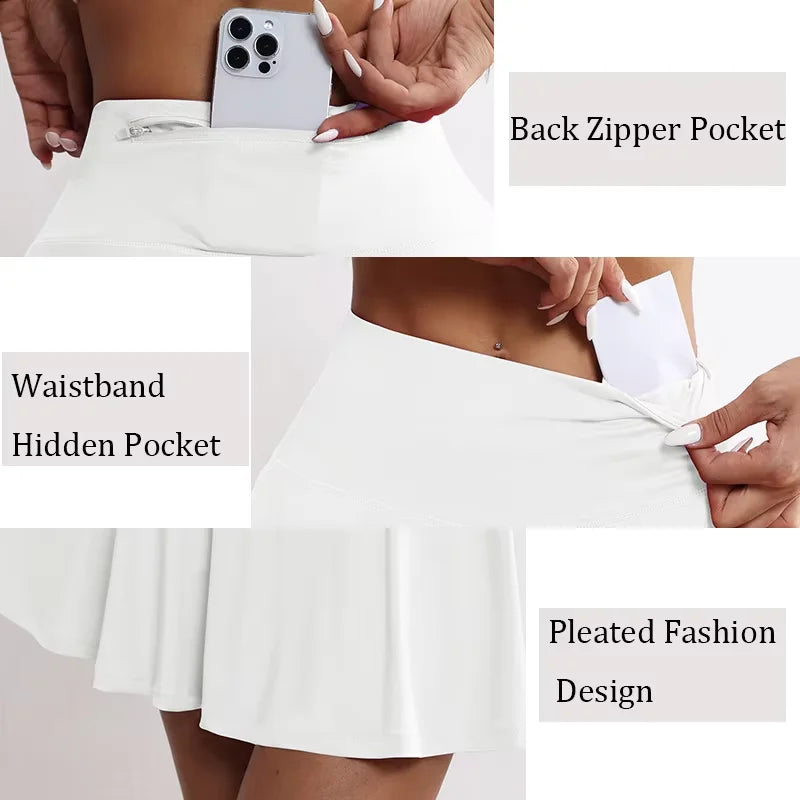 r Spandex High-Waisted Skirt