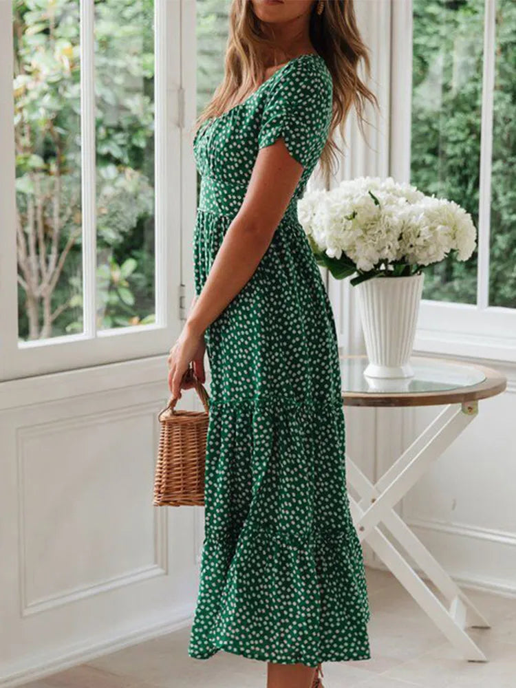 Vestidos Floral Dress