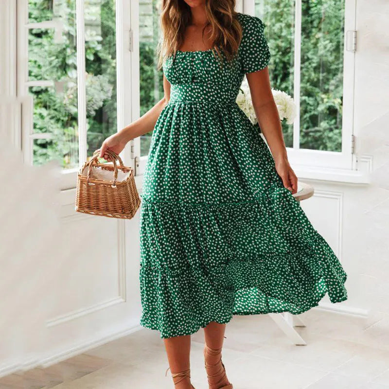 Vestidos Floral Dress