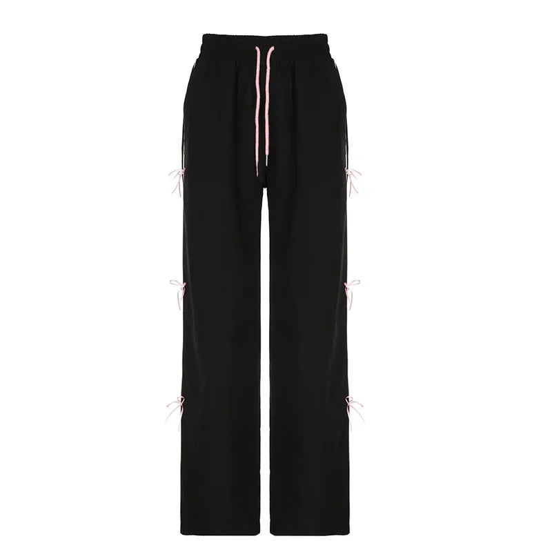 Claire Pink Bow Pants