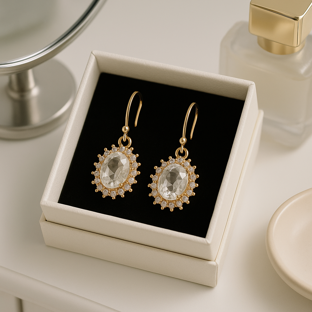Crystal Bridal Earrings