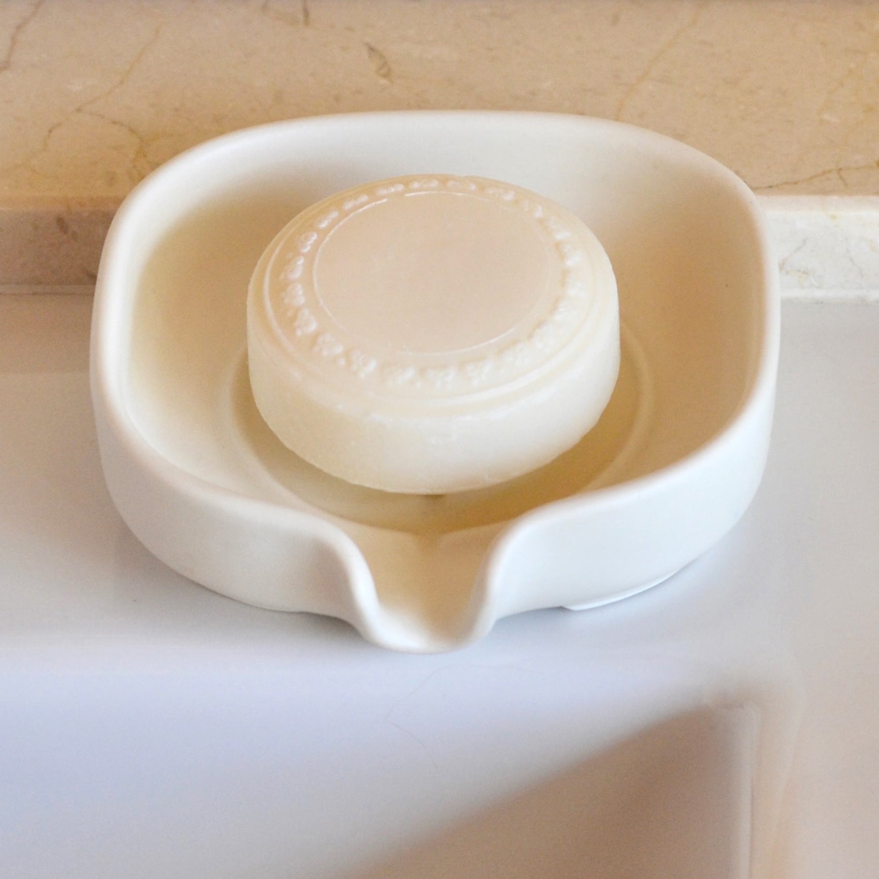 Self-Draining Soap Dish