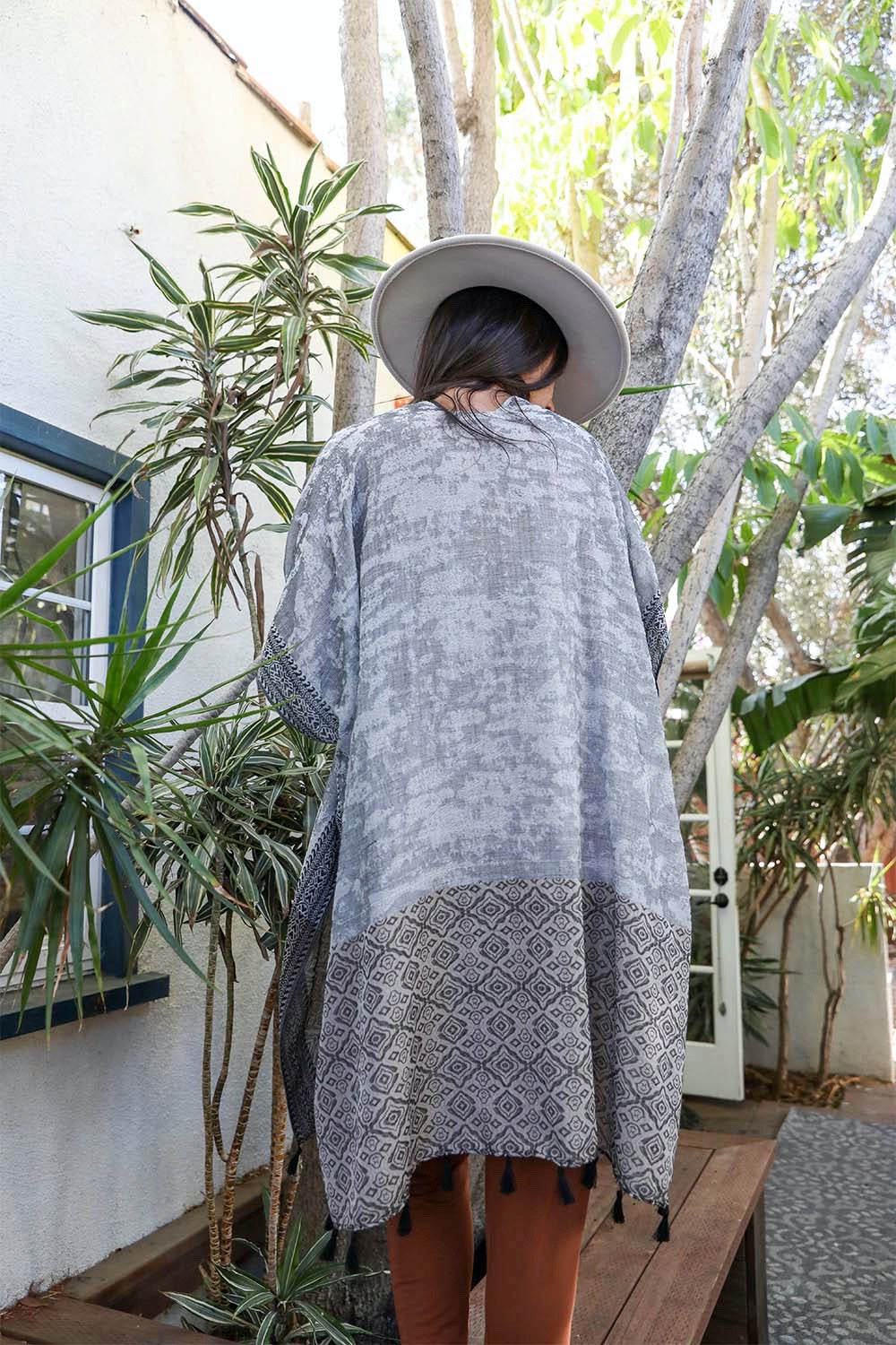 Tropical Leaves Kimono