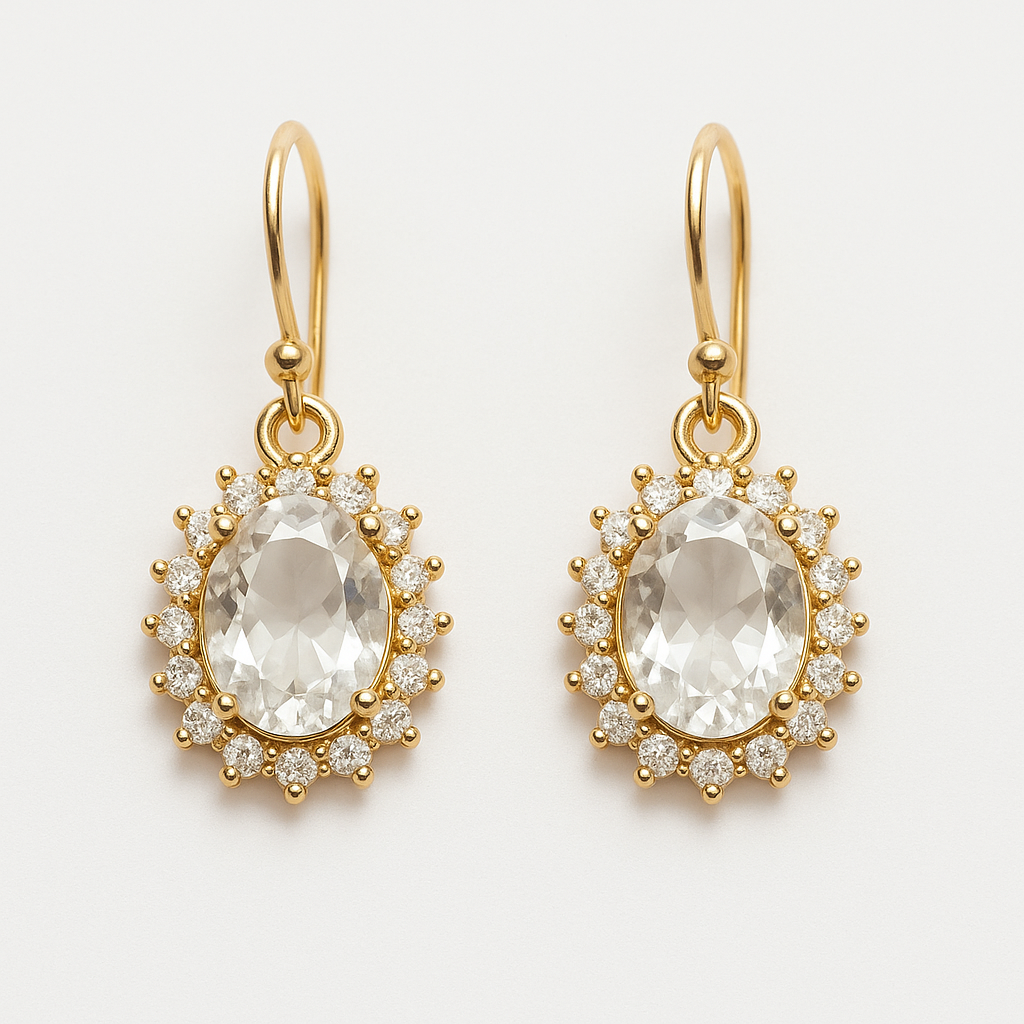 Crystal Bridal Earrings