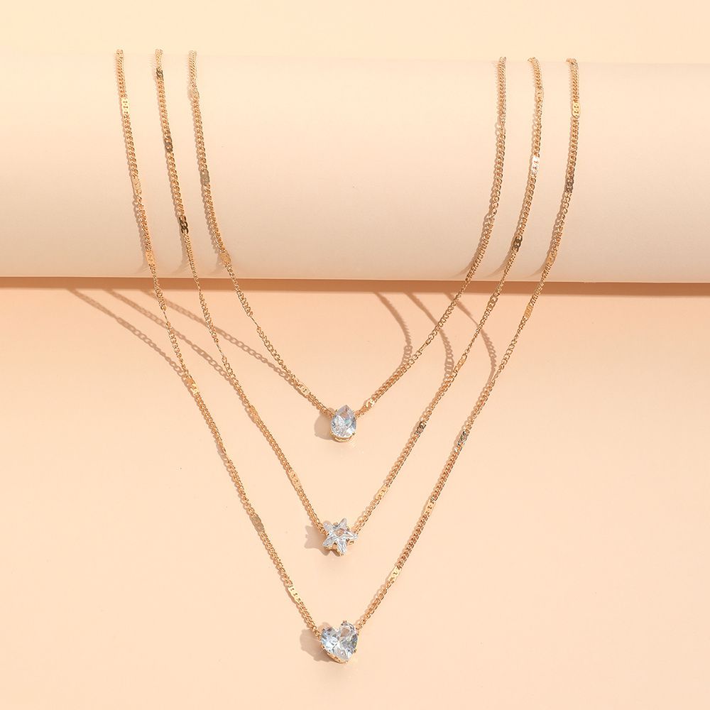 Zircon Love Drop Pendant