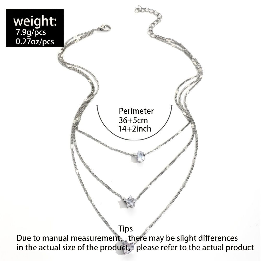 Zircon Love Drop Pendant