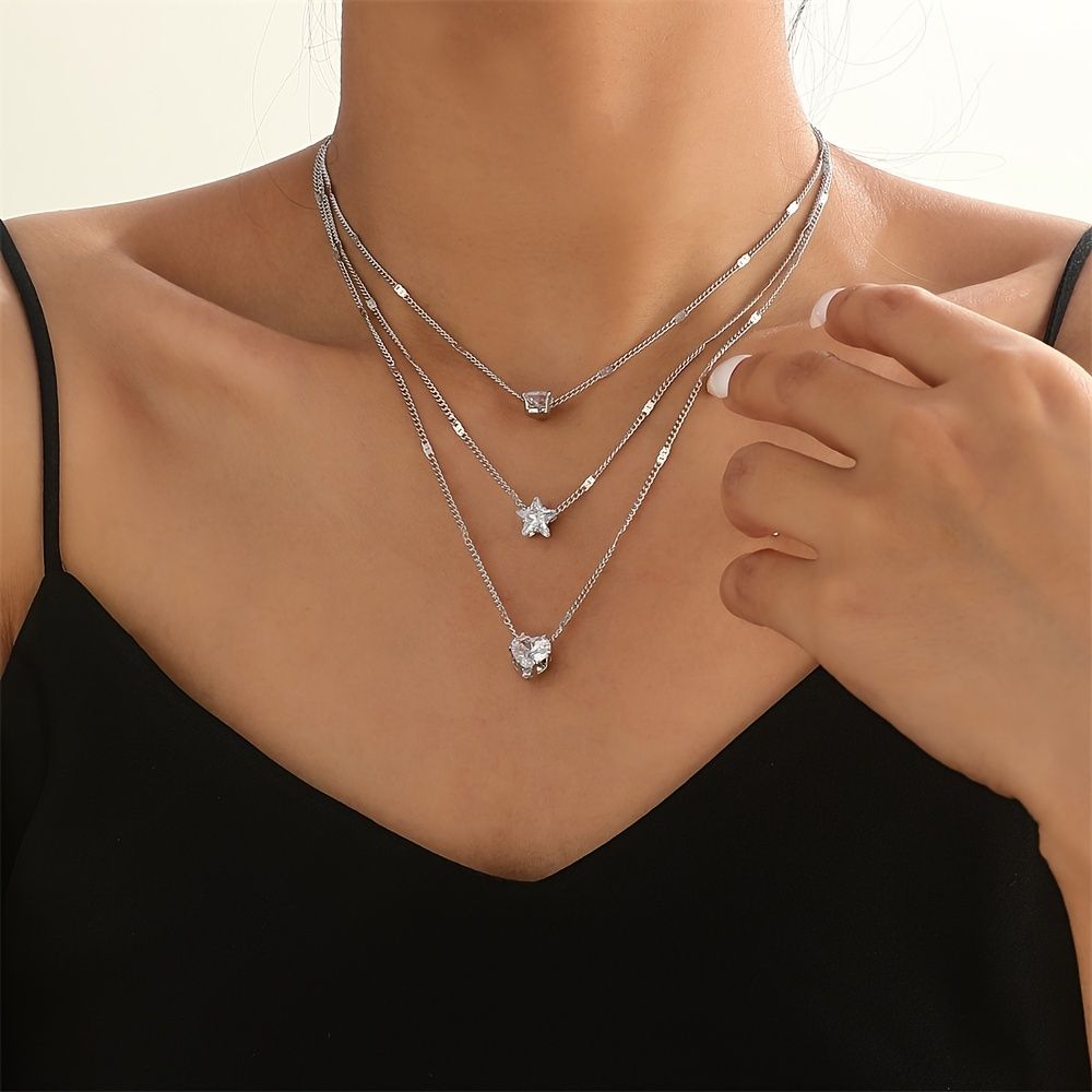 Zircon Love Drop Pendant