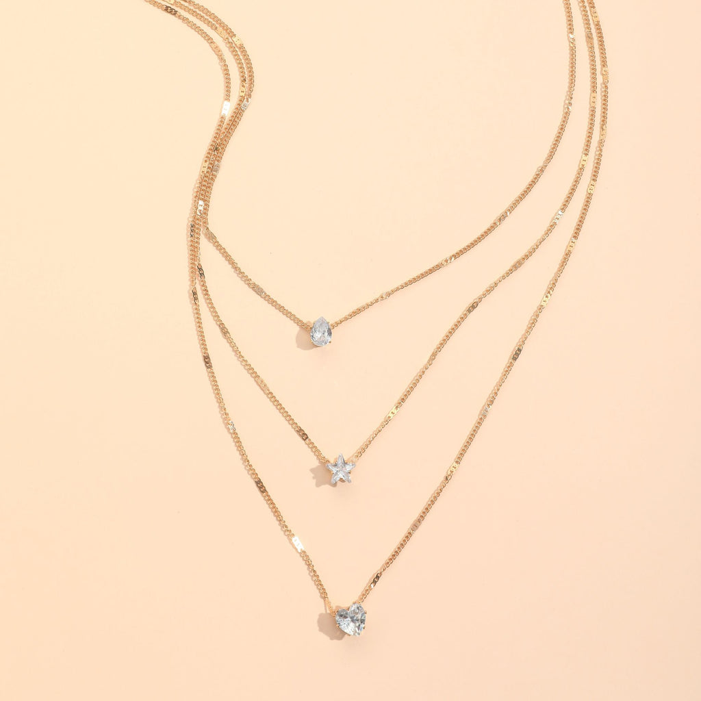 Zircon Love Drop Pendant