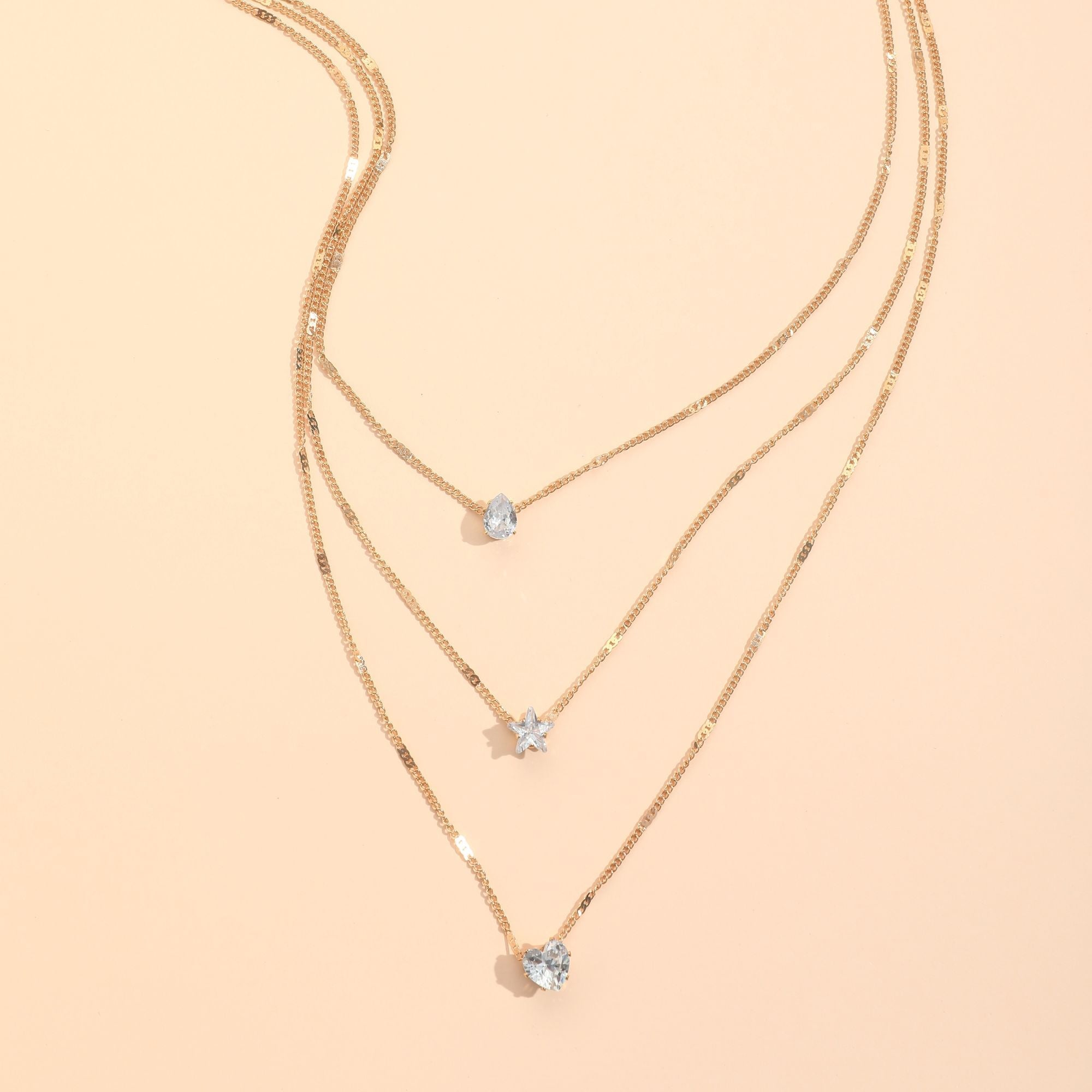 Zircon Love Drop Pendant