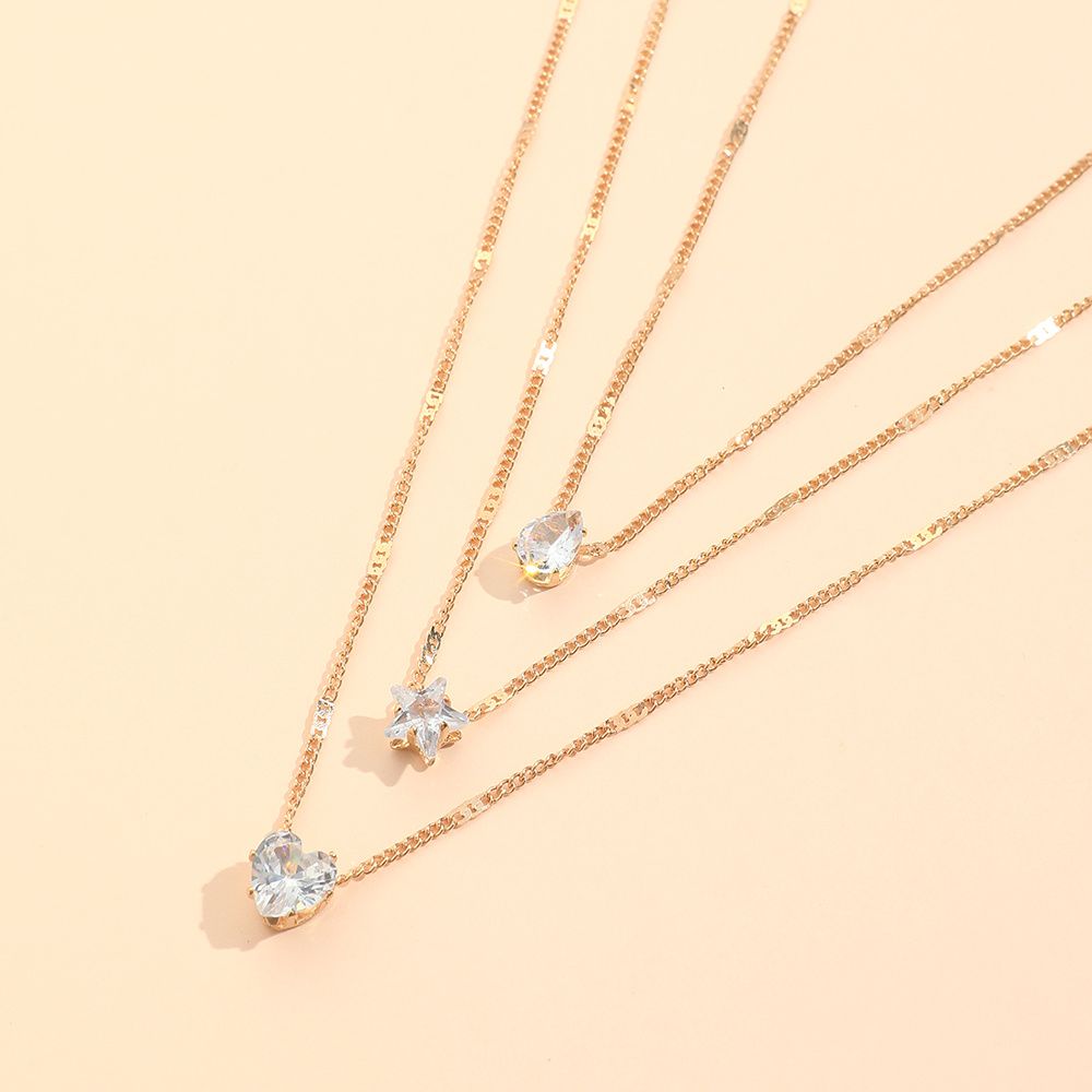 Zircon Love Drop Pendant