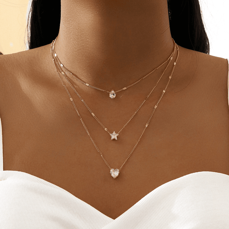 Zircon Love Drop Pendant